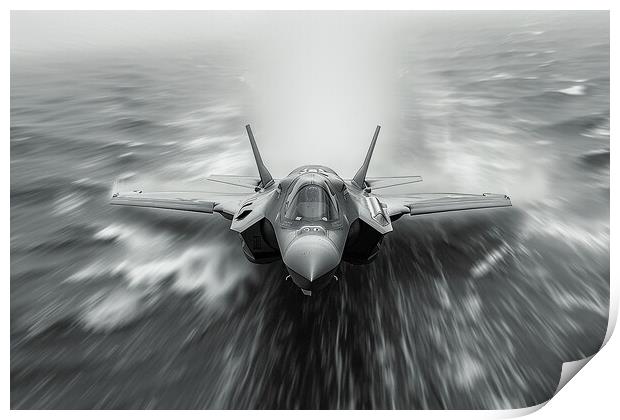 USAF F-35A Lightning II Print by Airborne Images