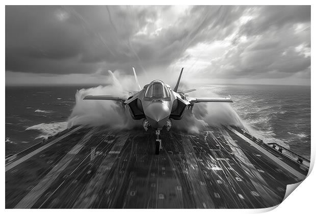 USAF F-35A Lightning II Print by Airborne Images