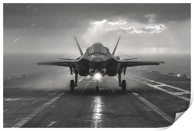 USAF F-35A Lightning II Print by Airborne Images