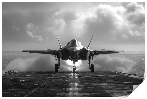 USAF F-35A Lightning II Print by Airborne Images