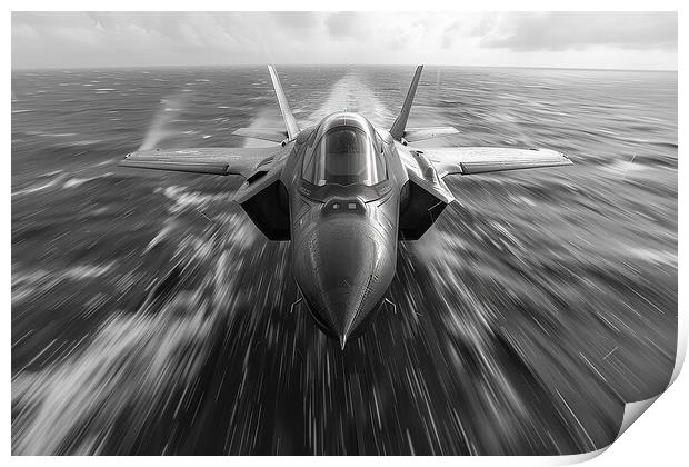 USAF F-35A Lightning II Print by Airborne Images