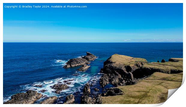 Dun Eistean, Isle of Lewis, Scotland Print by Bradley Taylor