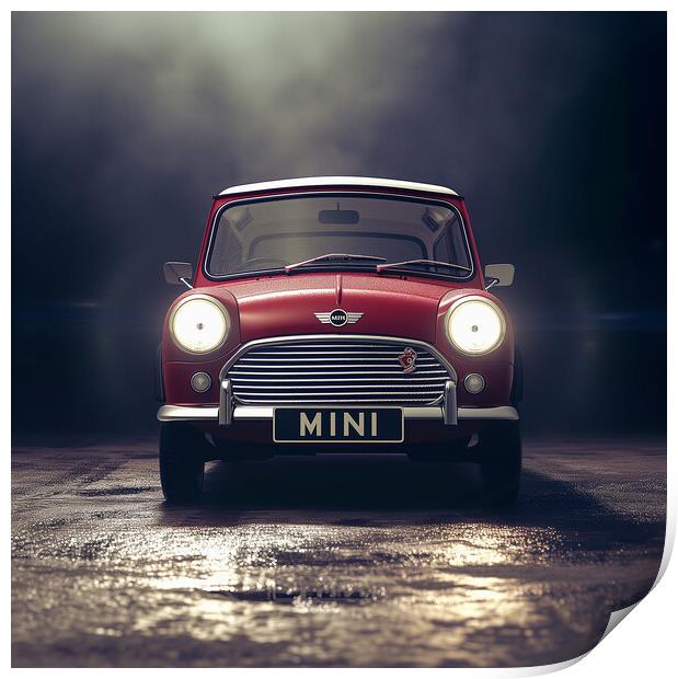 Iconic 1960s Mini Print by T2 