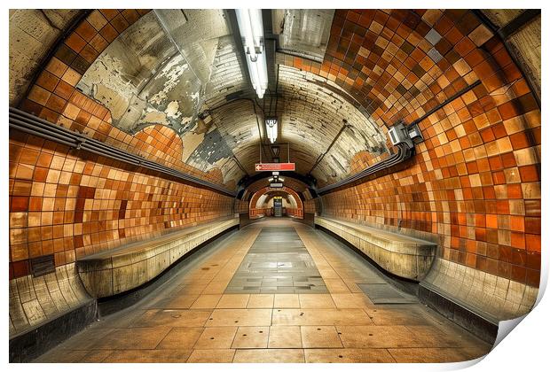 London Underground Print by T2 