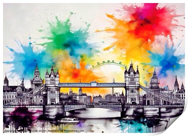 London Print by Zap Photos