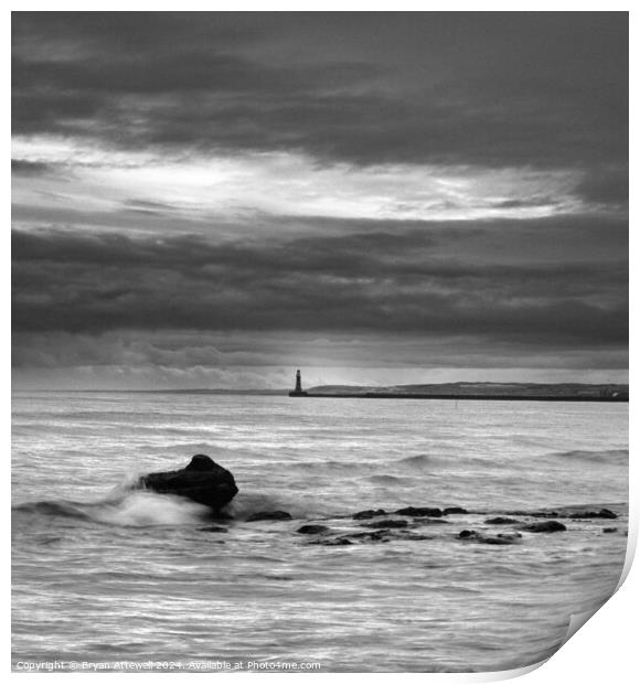 Roker Dawn  Print by Bryan Attewell