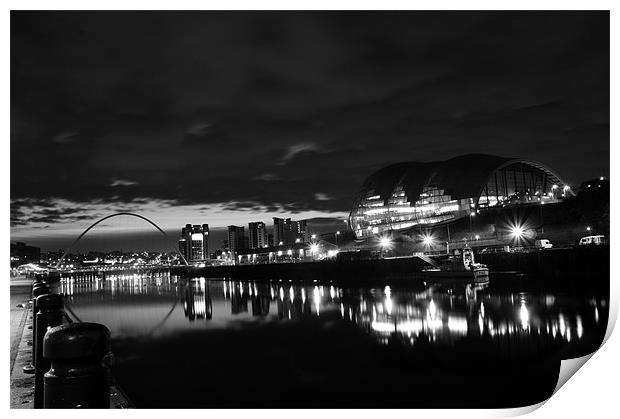 Night Tyne Print by George Young