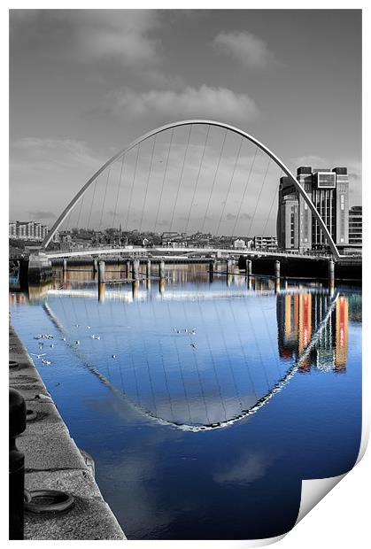 Reflecting Tyne Print by George Young