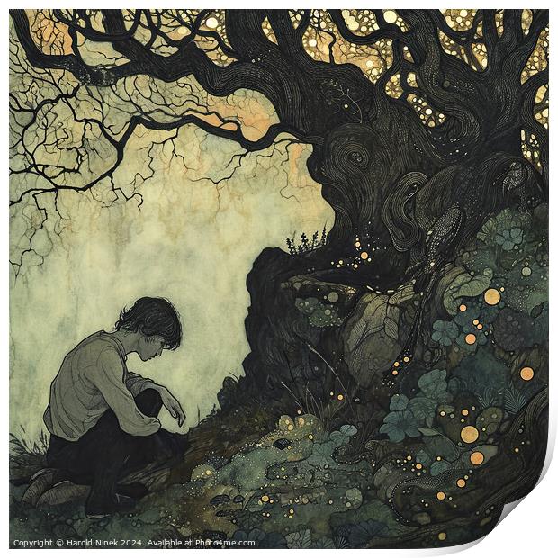 The Comfort of Trees Print by Harold Ninek