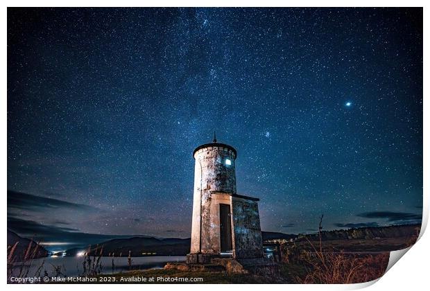 Gairlochy Lighthouse , Scotland  Print by Mike McMahon