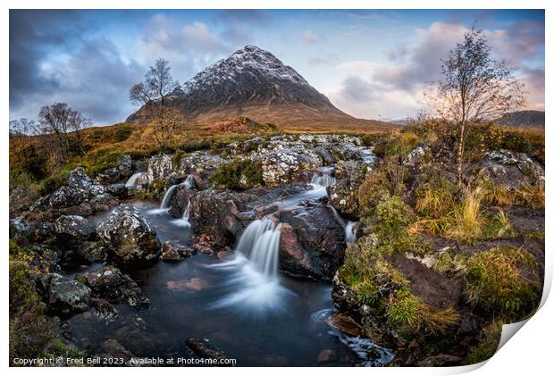 Outdoor mountain Print by Fred Bell