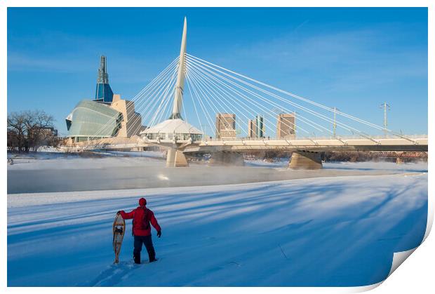 Winnipeg Skyline Print by Dave Reede