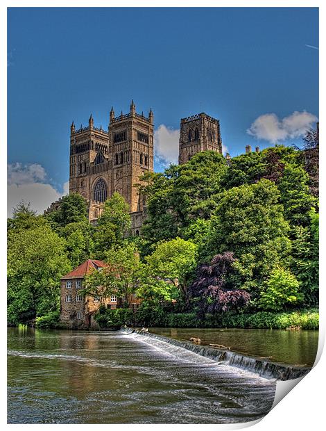 Durham Cathedral Print by CHRIS ANDERSON