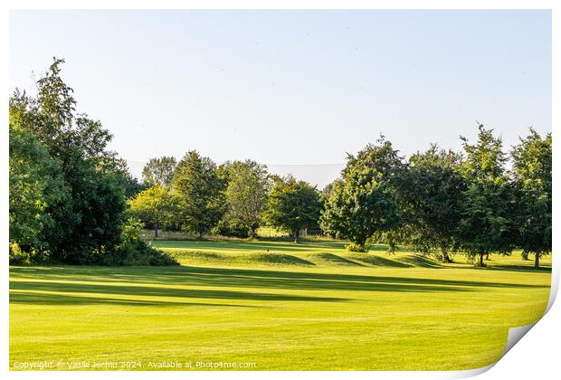 Outdoor field Print by Man And Life