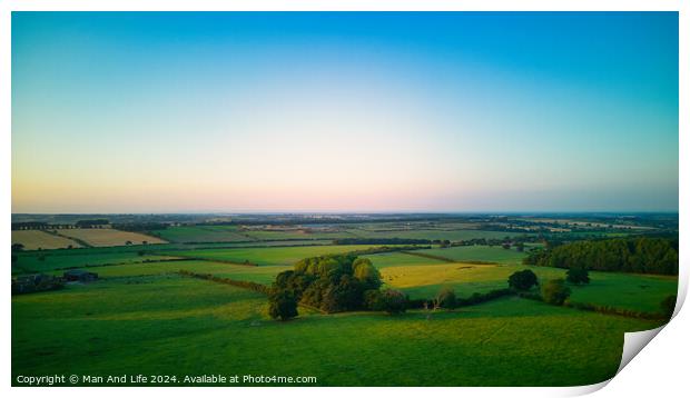 Outdoor field Print by Man And Life