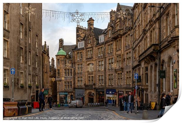 Outdoor street Print by Man And Life