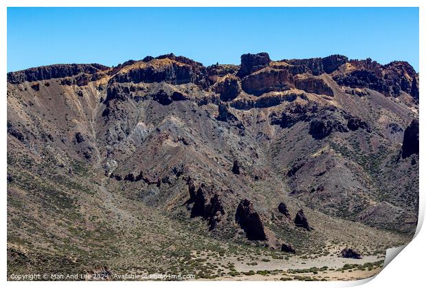 Outdoor mountain Print by Man And Life