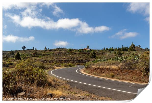 Outdoor road Print by Man And Life