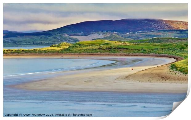 Narin Strand Donegal  Print by ANDY MORROW