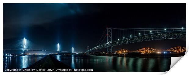 Forth Bridges Print by Shots by j0kster 
