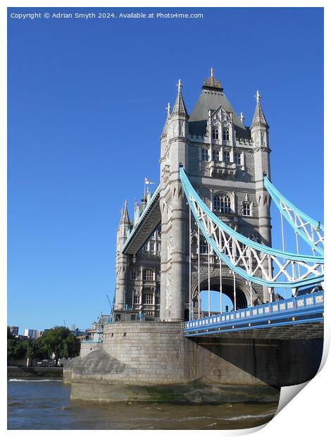 tower bridge Print by Adrian Smyth