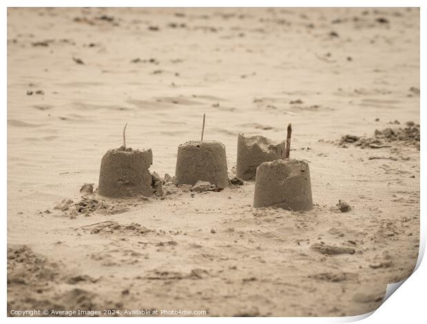 Sea defences Print by Average Images