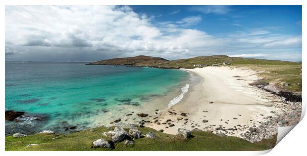 Hushinish Beach , Harris Print by Karl Oparka