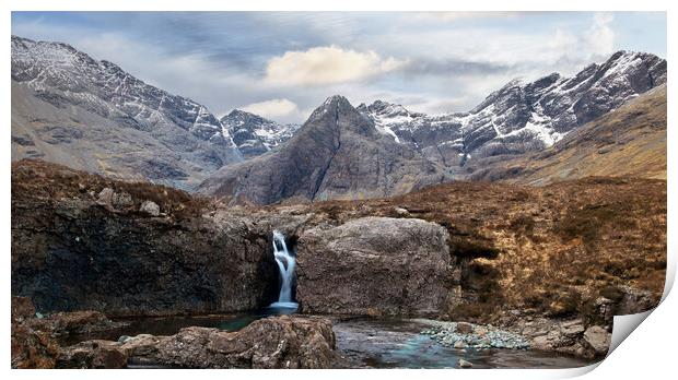 The Fairy Pools, Isle of skye Print by Karl Oparka