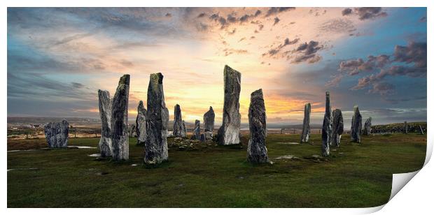 Callanish  Standing Stones Print by Karl Oparka