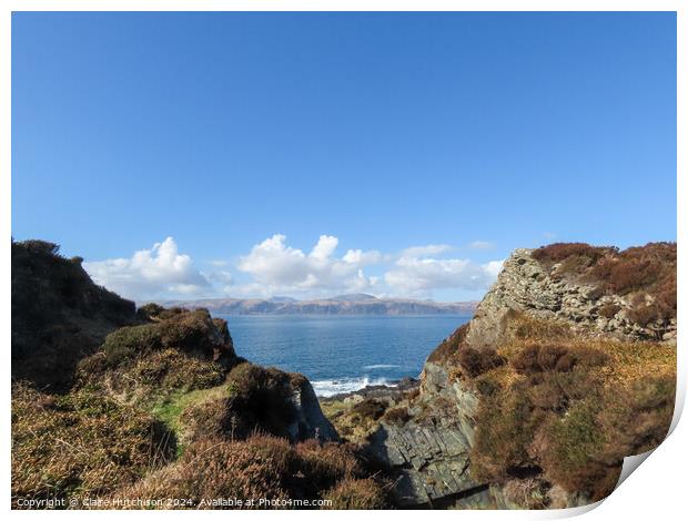 A view of Mull Print by Claire Hutchison 