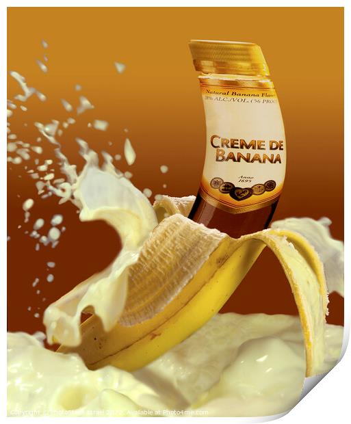 Banana Cream Liquor Print by PhotoStock Israel