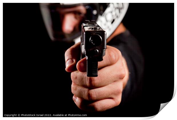 gun point Print by PhotoStock Israel