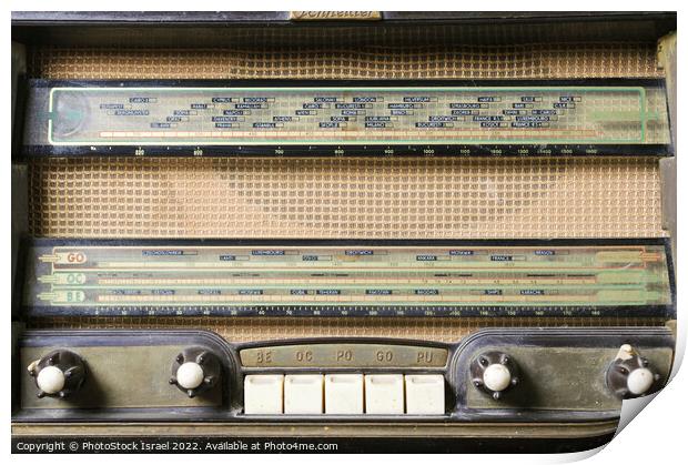 radio receiver  Print by PhotoStock Israel
