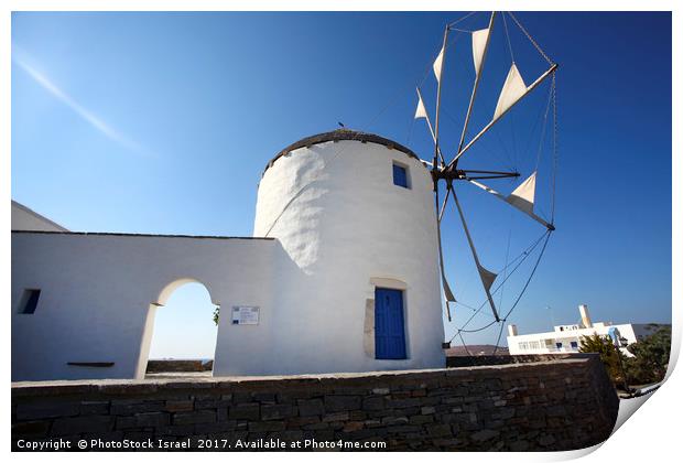 Paros Island, Greece Print by PhotoStock Israel