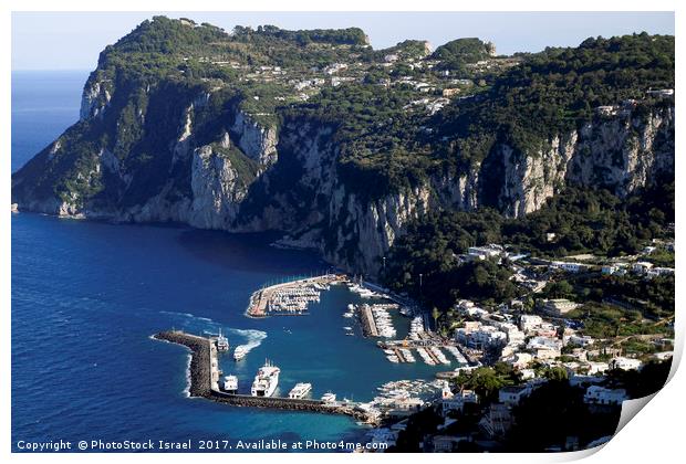  Marina Grande, Capri, Campania, Italy Print by PhotoStock Israel