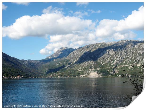 Bay of Kotor, Montenegro Print by PhotoStock Israel