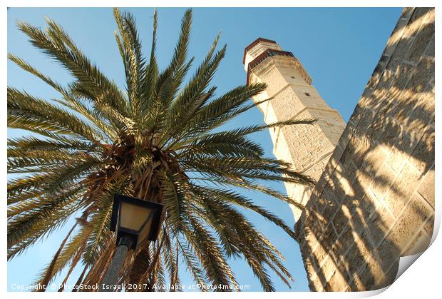 Muhamidiya mosque, Jaffa, Israel Print by PhotoStock Israel