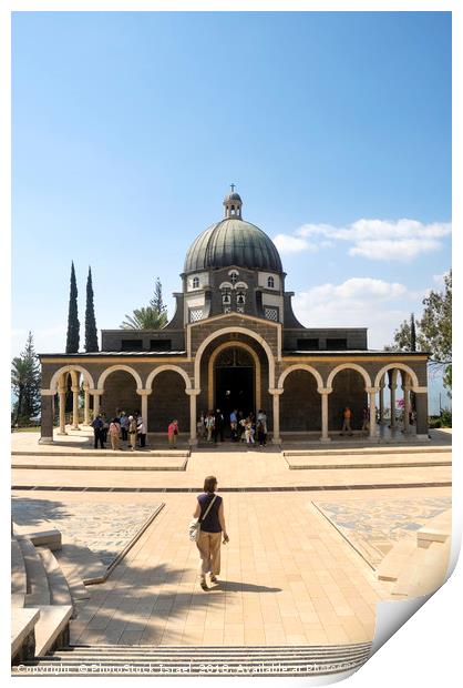 Israel, Galilee, Church of the Beatitudes  Print by PhotoStock Israel