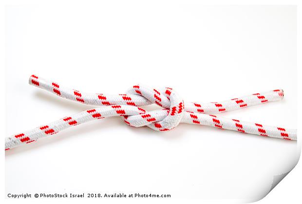 The Reef (Square) Knot Print by PhotoStock Israel
