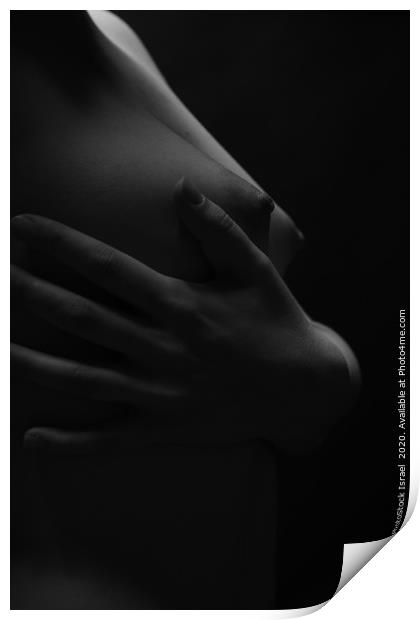 Artistic female nude photography  Print by PhotoStock Israel