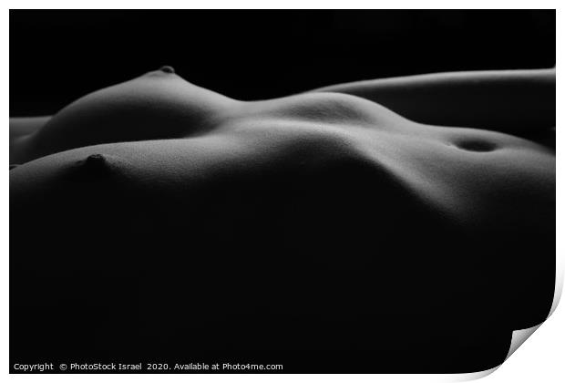 Artistic female nude photography  Print by PhotoStock Israel