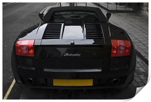 LAMBORGHINI GALLARDO Print by Eamon Fitzpatrick