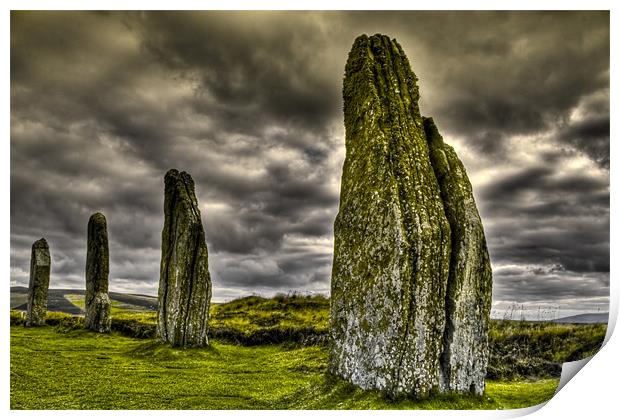 Ring of Brodgar, Orkney Print by Gabor Pozsgai
