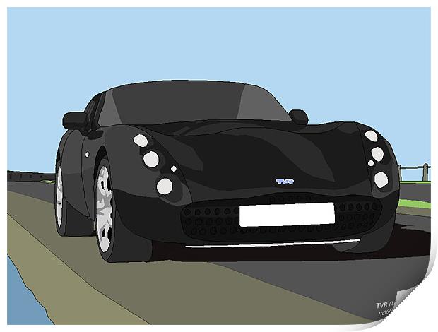 TVR Tuscan Print by robert harden