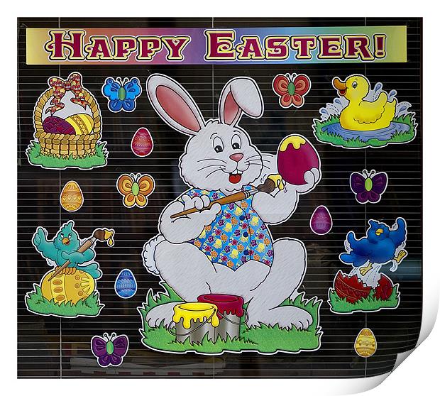 HAPPY EASTER Print by Jovan Miric