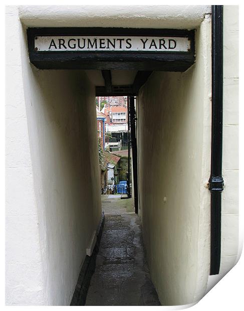 Arguments Yard Print by Lindsay Parkin