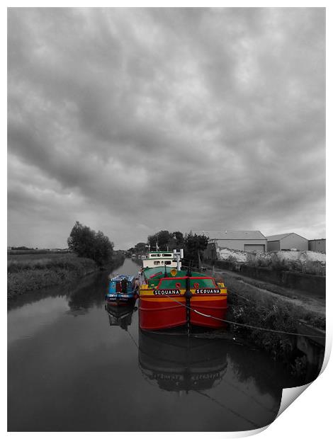 Sequana | Beverley Canal Print by Sarah Couzens