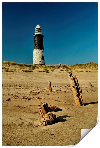  Spurn Point Lighthouse Print by Sarah Couzens