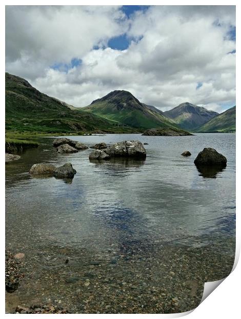 Wastwater Print by Sarah Couzens