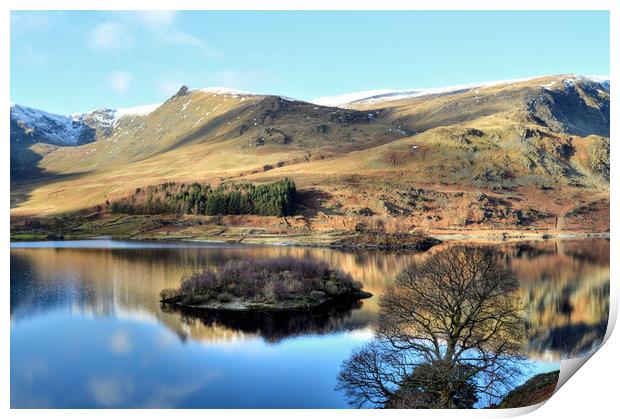 Haweswater in Winter Print by Sarah Couzens